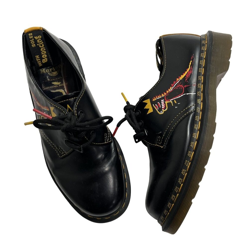 Dr. Martens Jean-Michel Basquiat x 1461 Leather Oxford Shoes in Pez Dispenser